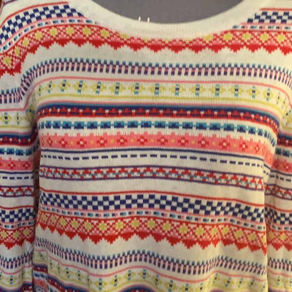 ❣️ Gap striped multicolored sweater size Large❣️ - Picture 4 of 8